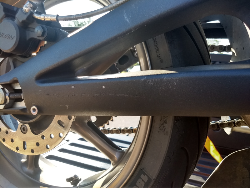 More minor frame scuffs.